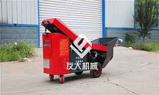 微型澆筑泵停用后清洗是機械長久使用秘訣
